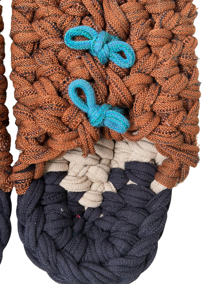 Large | Knit up-cycle slippers 2025-Large33 [Large]