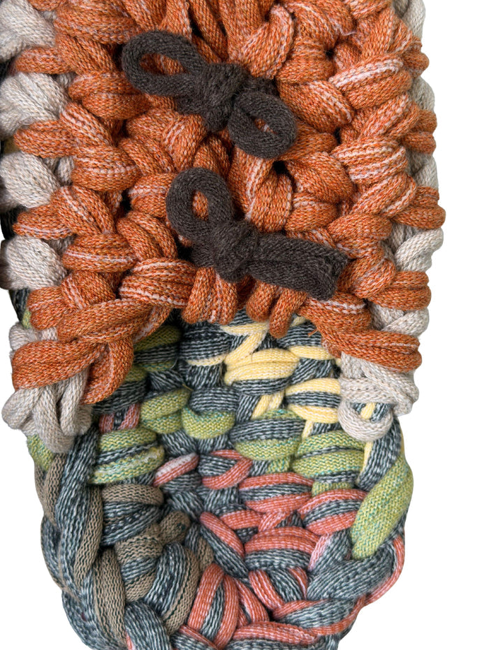 Large | Knit up-cycle slippers 2025-Large38 [Large]