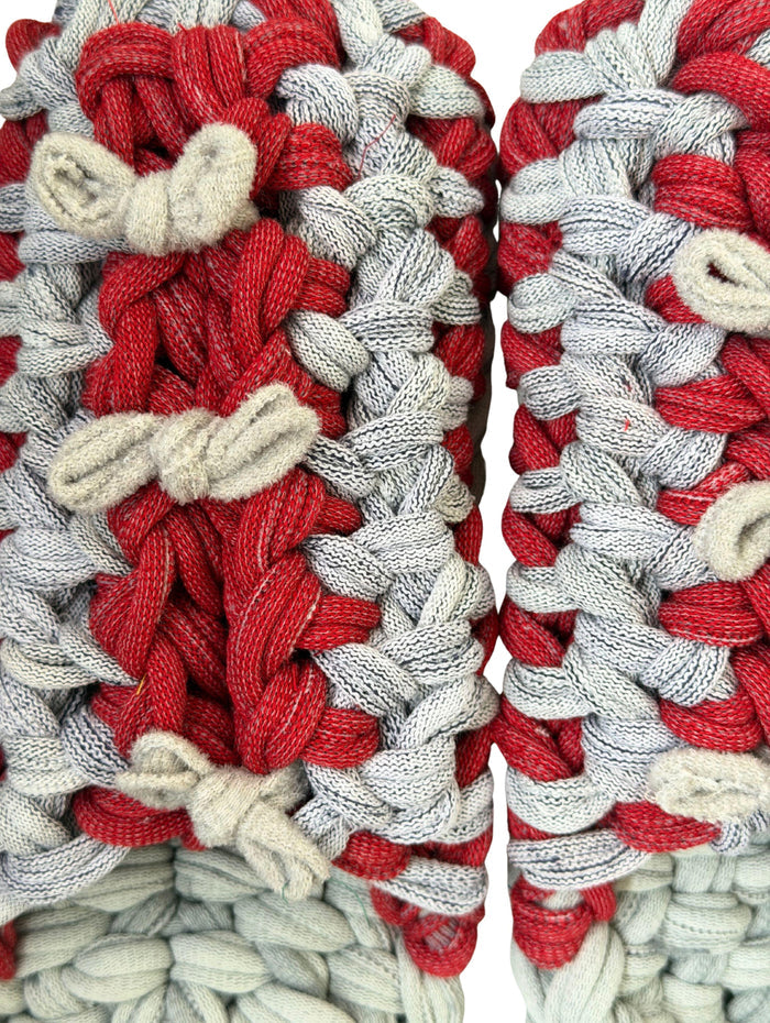 Large | Knit up-cycle slippers 2025-Large41 [Large] - Heiwa Slipper