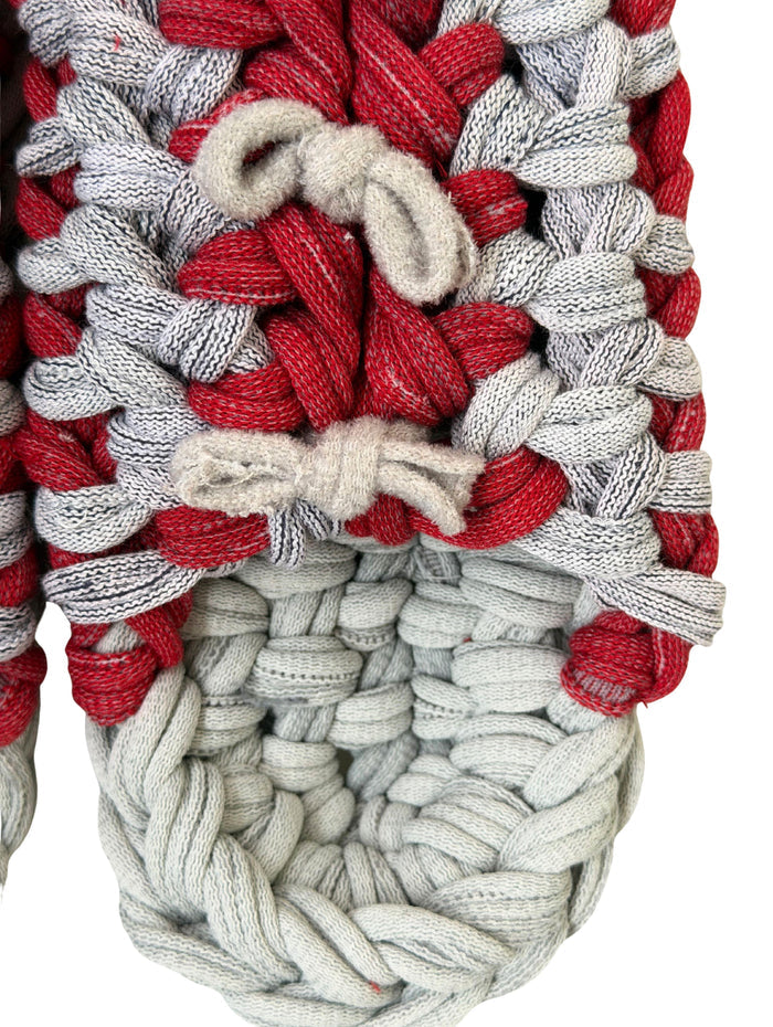 Large | Knit up-cycle slippers 2025-Large41 [Large] - Heiwa Slipper