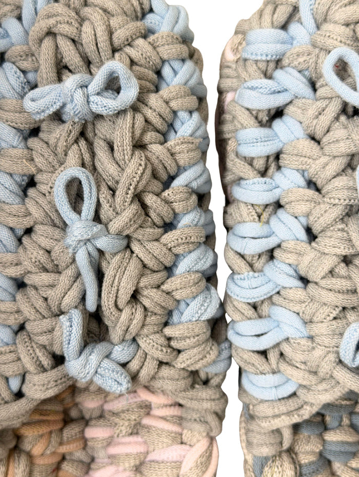 Large | Knit up-cycle slippers 2025-Large45 [Large]