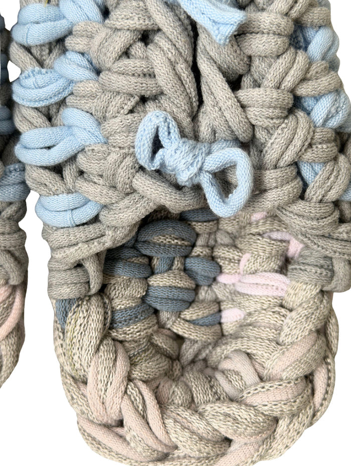 Large | Knit up-cycle slippers 2025-Large45 [Large]