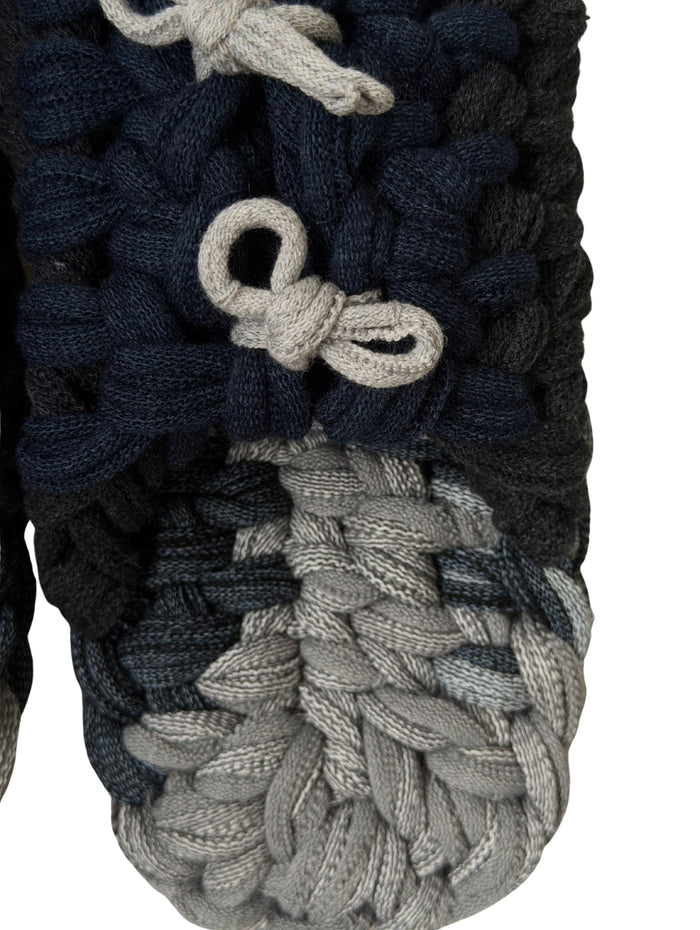 Large | Knit up-cycle slippers 2025-Large46 [Large]