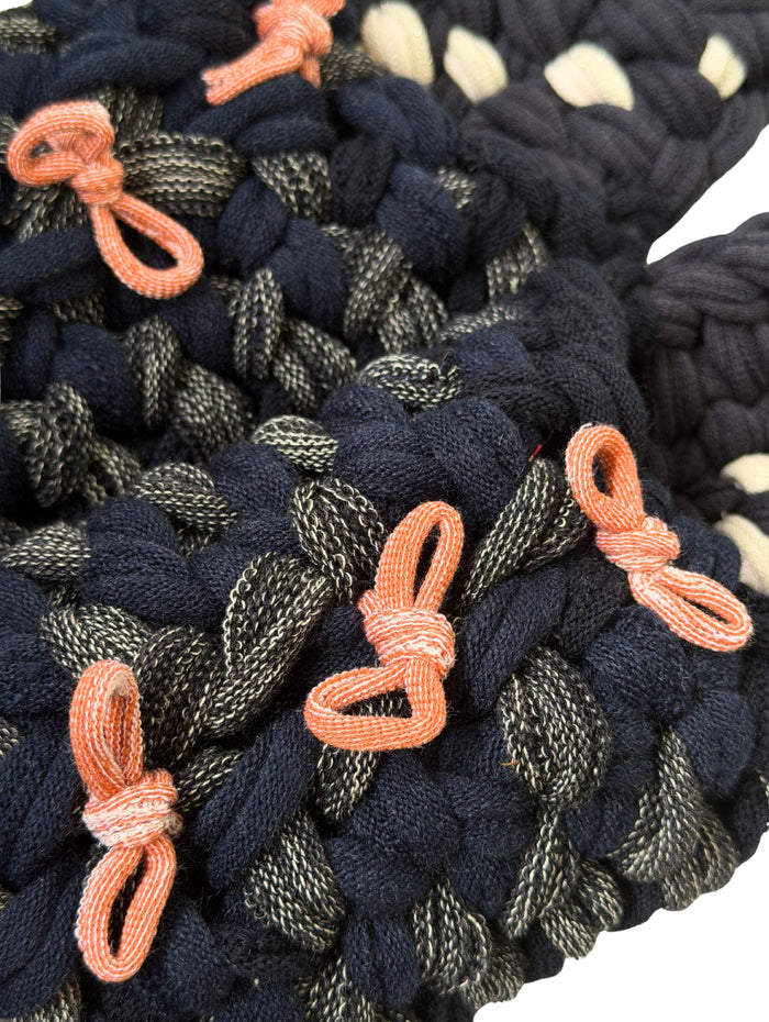 Large | Knit up-cycle slippers 2025-Large49 [Large]