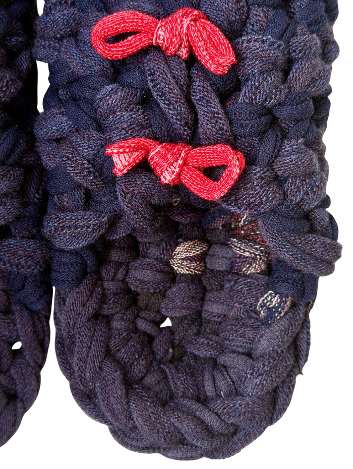 Large | Knit up-cycle slippers 2025-Large50 [Large]