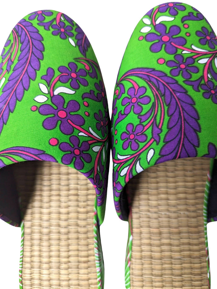 Large Tatami Print Mix Slippers 2024SS-L02
