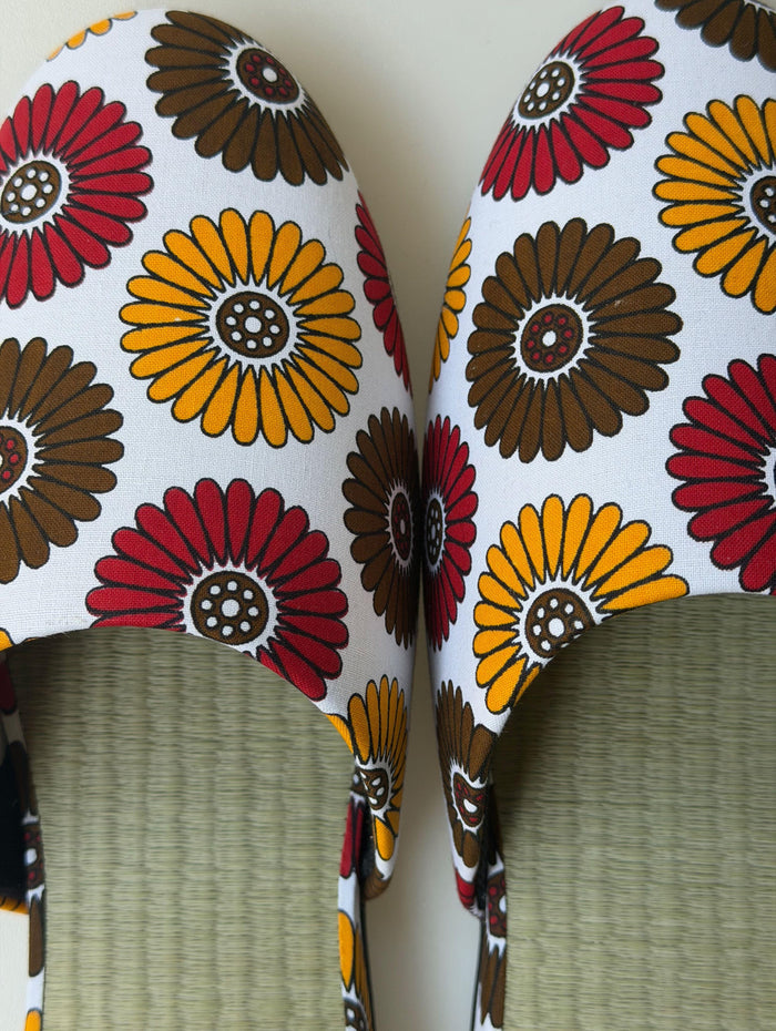 Large | Tatami Print Mix Slippers 2026SS-001 [Easy-care sole]