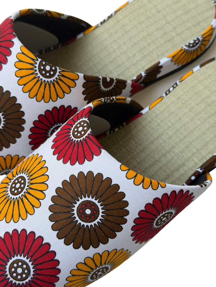 Large | Tatami Print Mix Slippers 2026SS-001 [Easy-care sole]