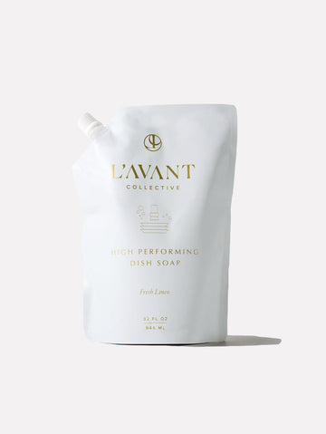 L'AVANT High Performing Dish Soap Refill Pouch -Fresh Linen