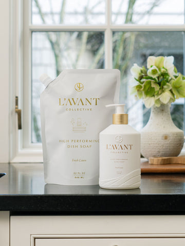 L'AVANT High Performing Dish Soap Refill Pouch -Fresh Linen