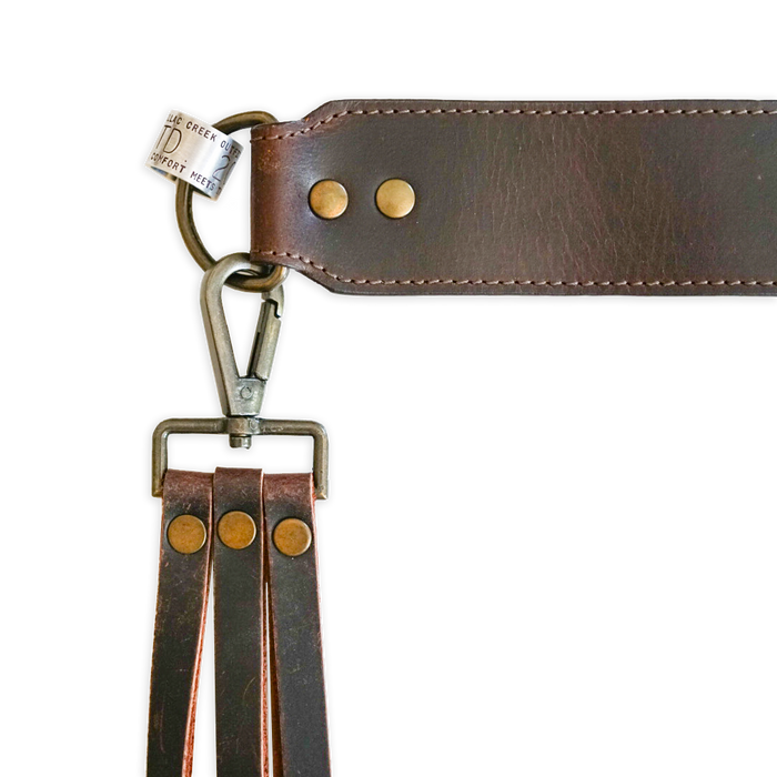 Leather Duck Strap With Custom Band