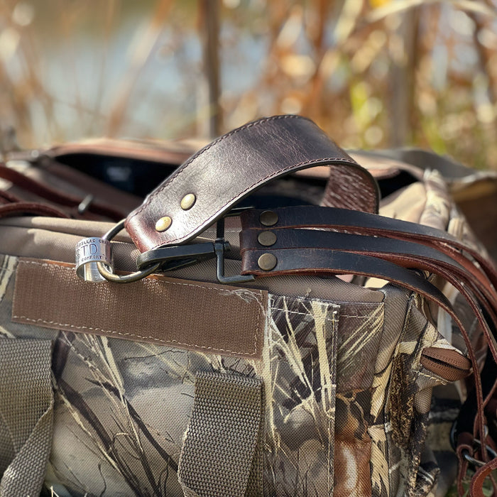 Leather Duck Strap With Custom Band