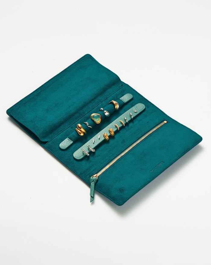 Leather Jewelry Roll | Lapis Blue Accessories Missoma