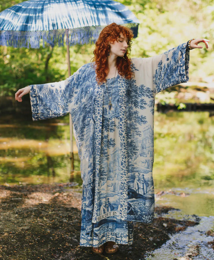 Let The Light In Stargazer Bohemian Goddess Kimono