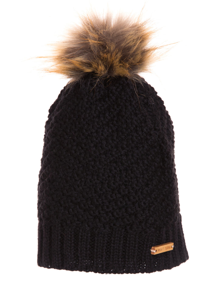 Lexington Beanie in Black - Sweet Turns