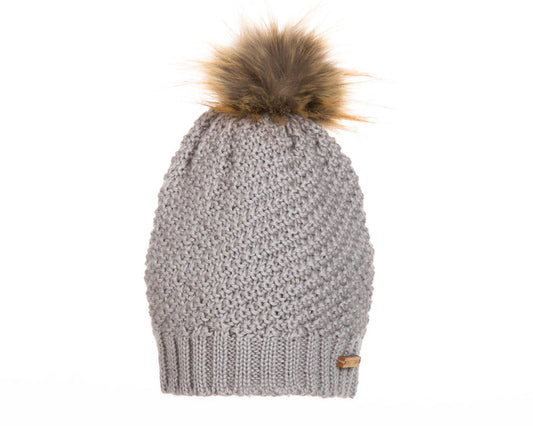 Lexington Beanie in Silver - Sweet Turns