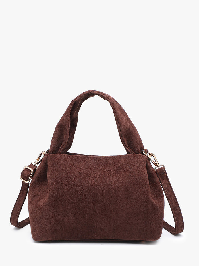 Lia Faux Suede Satchel