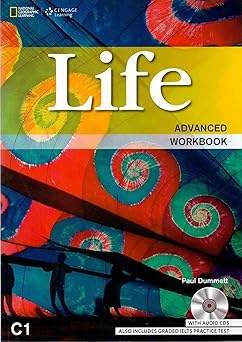 Life Advanced: Workbook with Key and Audio CD Perfect Paperback