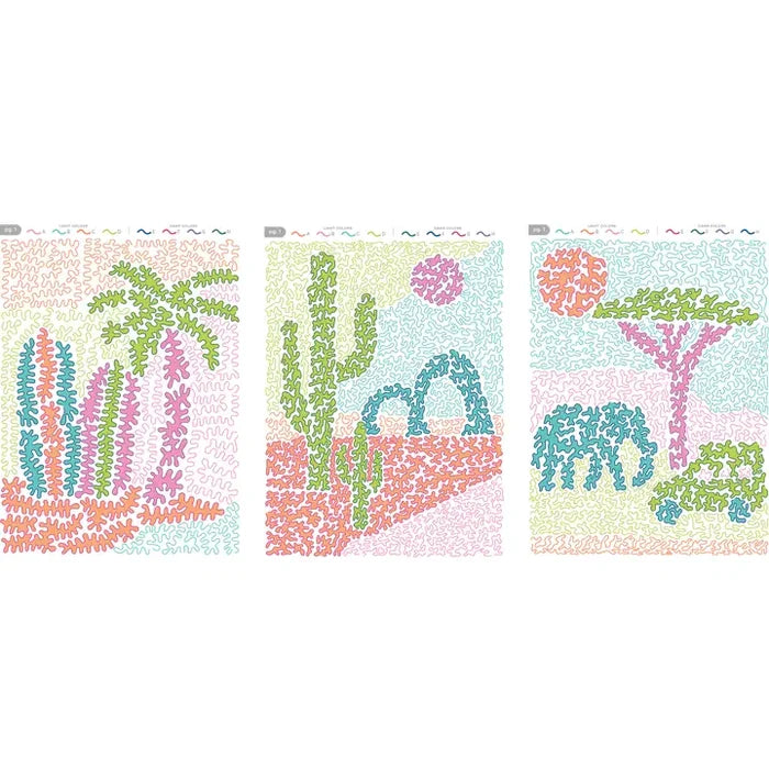 Lifelines FlowArt Trace-By-Letter Pad - Pack Your Bags
