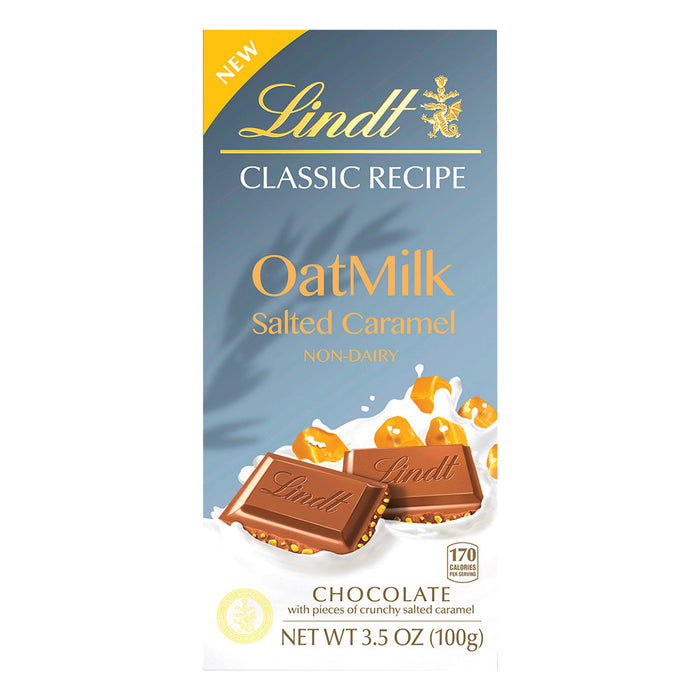Lindt Classic Oatmilk Salted Caramel Chocolate Bars - 10 Count