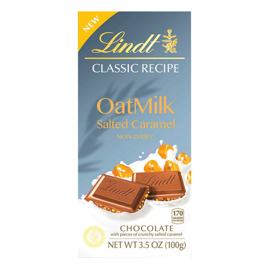Lindt Classic Oatmilk Salted Caramel Chocolate Bars - 10 Count