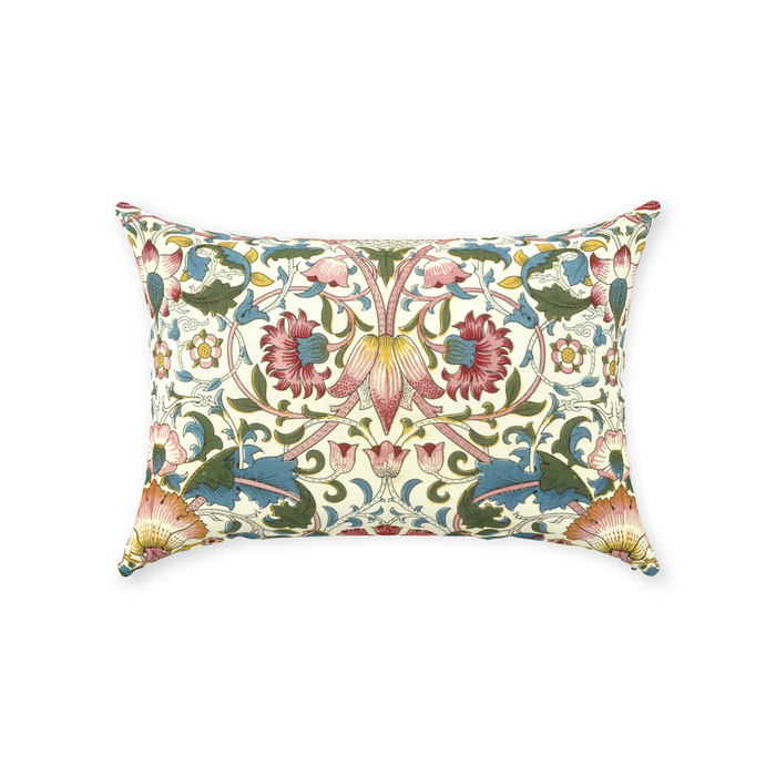 Lodden William Morris Cotton Pillows Blue Rose