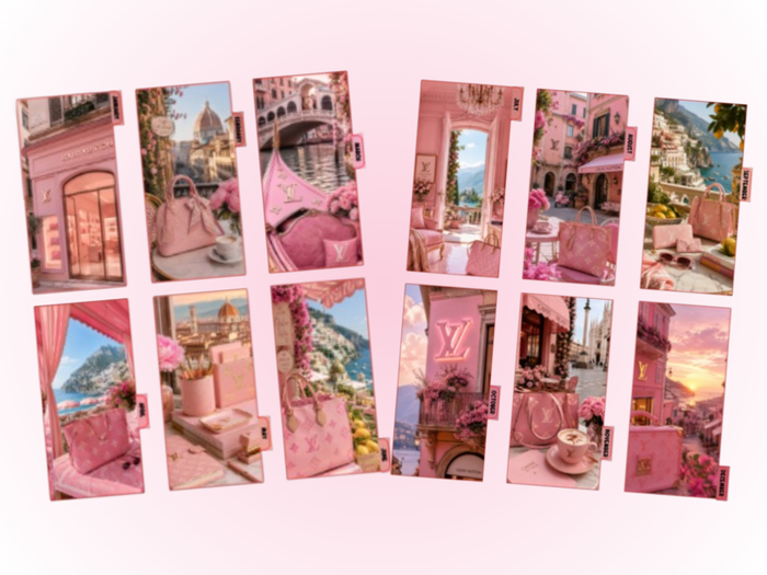 Louis in Italy | Monthly Dividers | A5 Rings | Set of 12 | PRE-ORDER