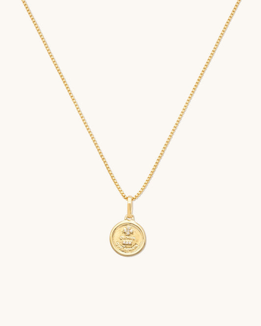 Love Token Necklace Round
