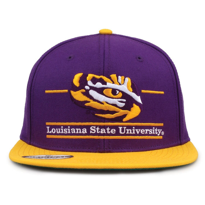 LSU Flat Brim Snapbacks