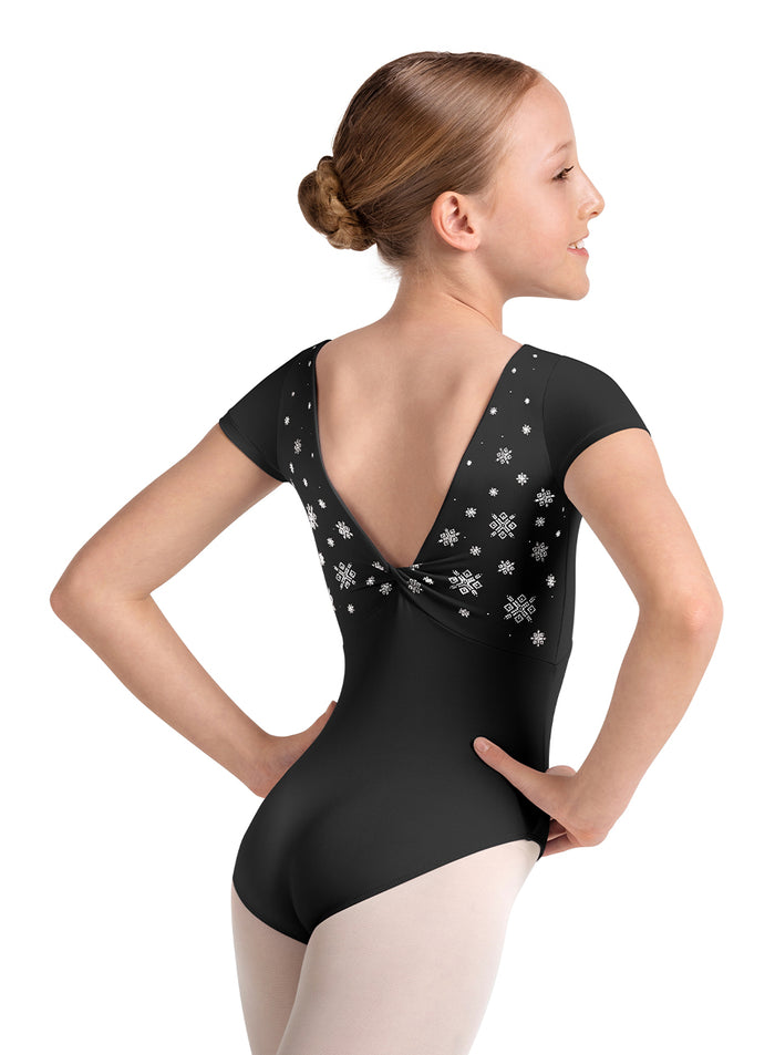 M20005C Child Cap Sleeve Leotard