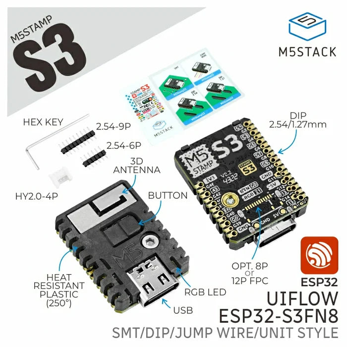 M5Stamp ESP32S3 Module - m5stack-store