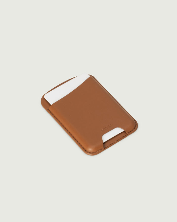 Cocoa::MagSafe Wallet  brown  front diagonal