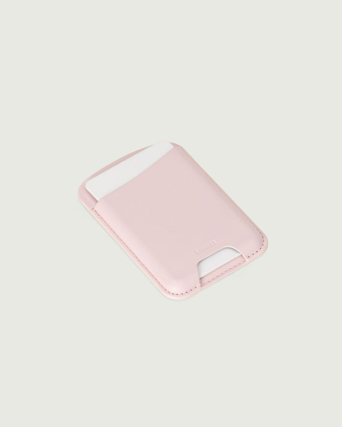 Mochi::MagSafe Wallet  pink  front diagonal