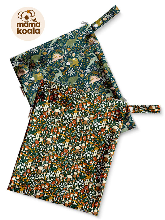 Mama Koala Wet Dry Bags(2 Pack)-Forest