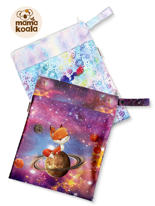 Mama Koala Wet Dry Bags(2 Pack)-Space Travel