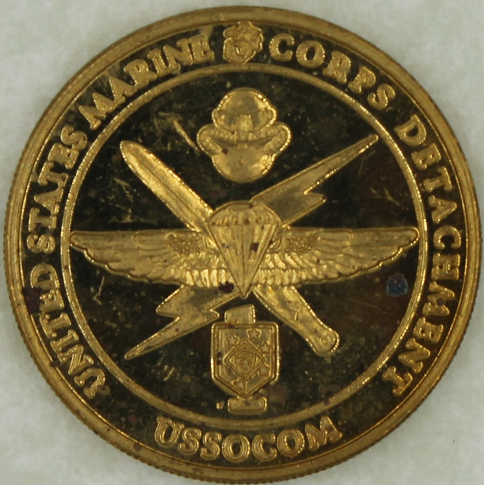 Marine Corps Special Operation Command MCSOCM Detachment 1 MARSOC Challenge Coin