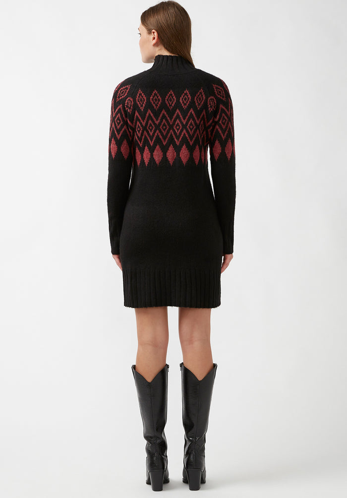Buffalo Dresses Black Knit Casual Dresses Easy-Wear Silhouette Easy-Care Styling