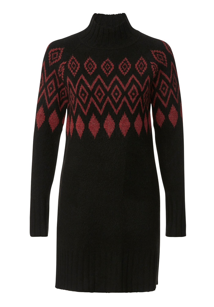 Buffalo Dresses Black Knit Casual Dresses Easy-Wear Silhouette Easy-Care Styling