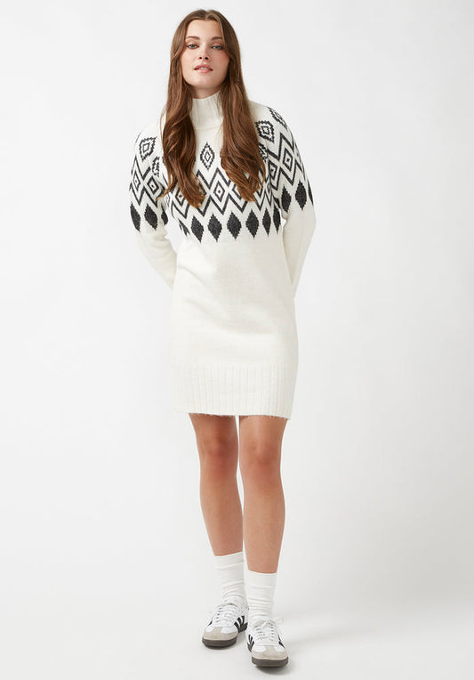 Buffalo Dresses Beige Knit Casual Dresses Easy-Wear Silhouette Easy-Care Styling