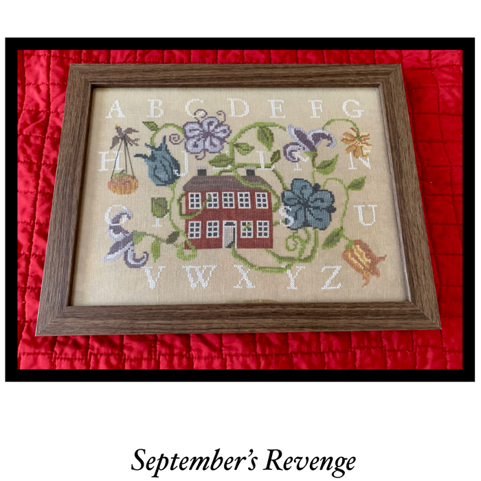 Maximum Cross Stitch - September's Revenge - Booklet Chart and/or Roxy Floss