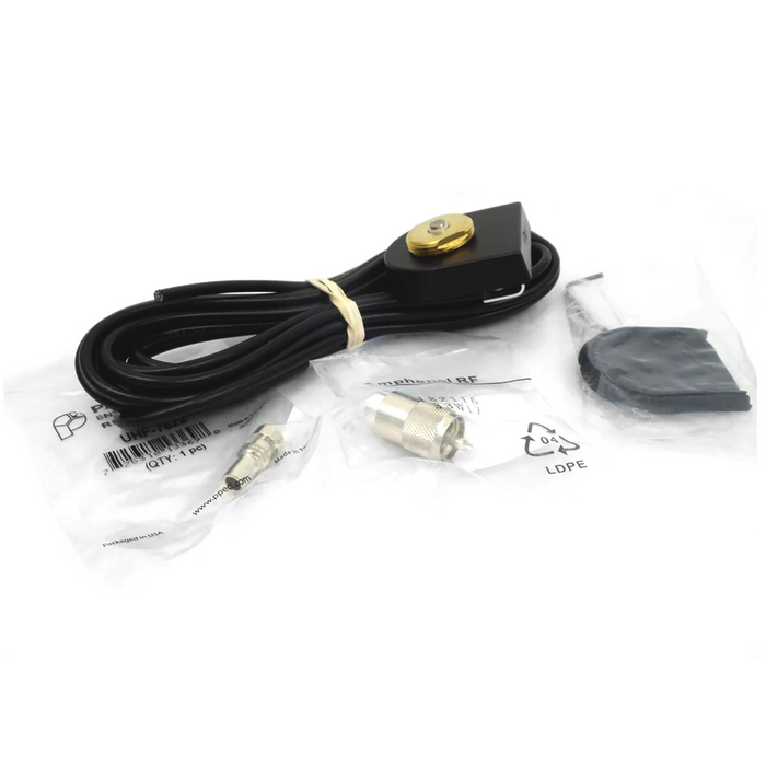 Maxrad 3/4" NMO Trunk Lip Mount with 17' RG58A/U Coax Cable & PL259 | Right Channel Radios