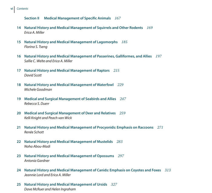 Medical Management of Wildlife Species: A Guide for Practitioners