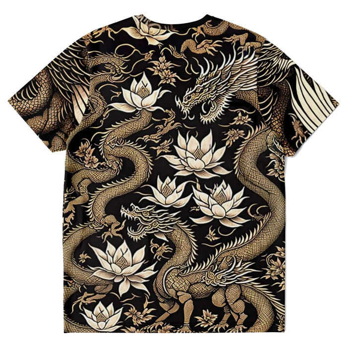 Medieval Basilisk Mythology: Ancient Greek King of Serpents, Snakes | Golden Scaled Dragon, Reptile Graphic Art T-Shirt