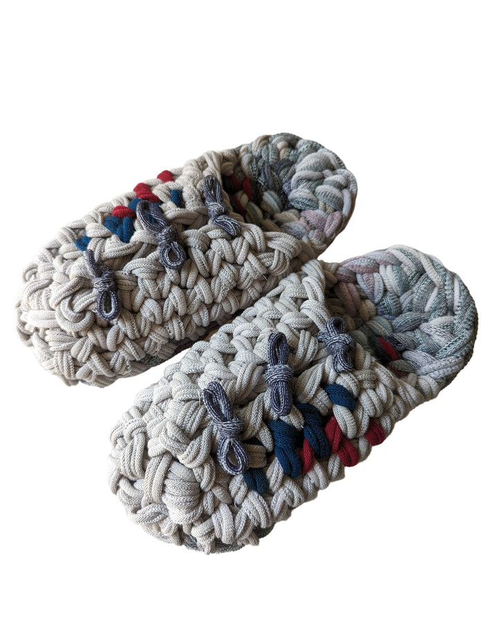 Medium | Knit up-cycle slippers 2023-M07 [Medium] - Heiwa Slipper
