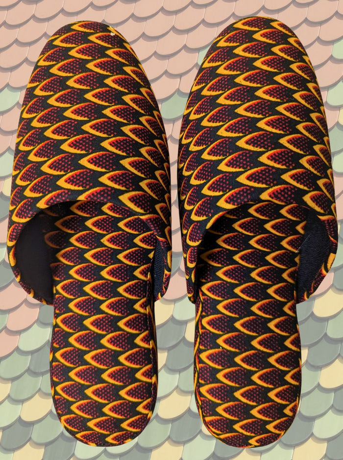 Medium | Print Mix Slippers 2023AW-M01 - Heiwa Slipper