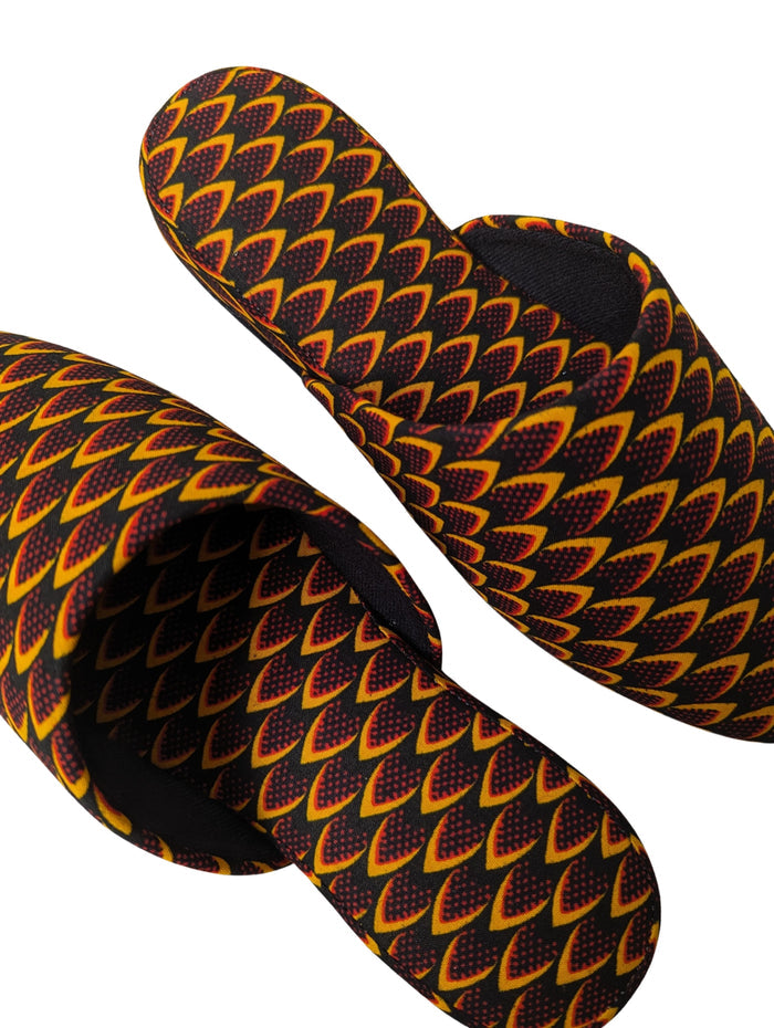 Medium | Print Mix Slippers 2023AW-M01 - Heiwa Slipper