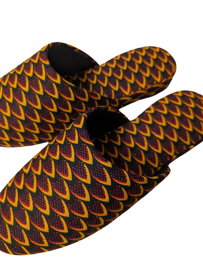 Medium | Print Mix Slippers 2023AW-M01 - Heiwa Slipper