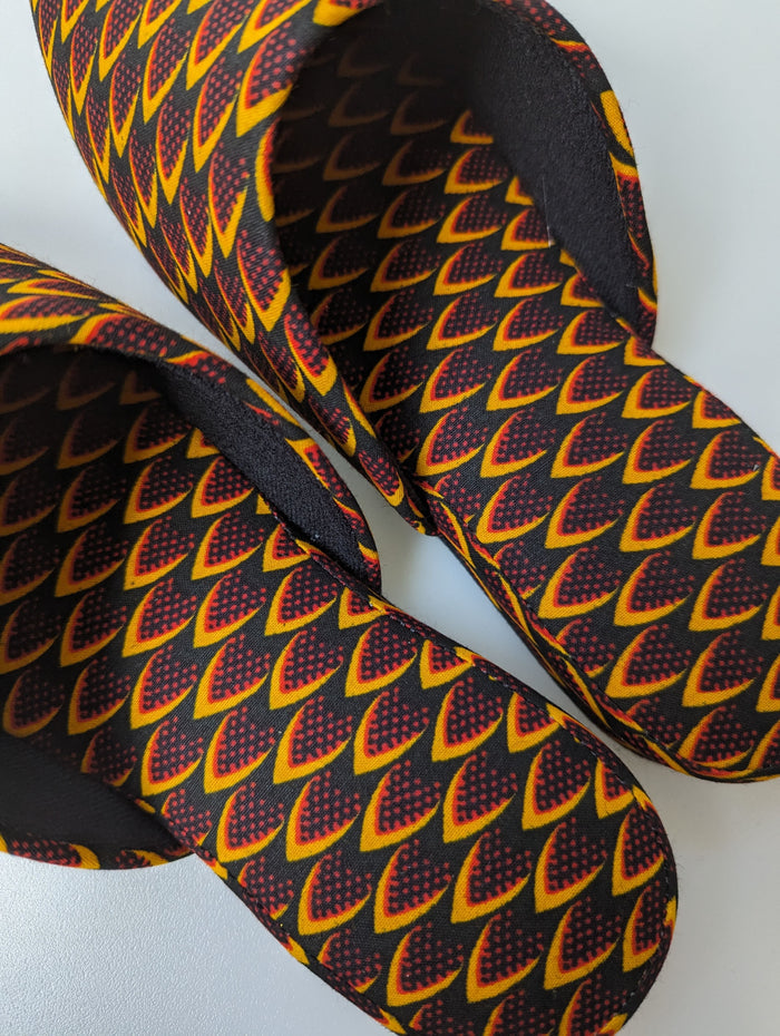 Medium | Print Mix Slippers 2023AW-M01 - Heiwa Slipper