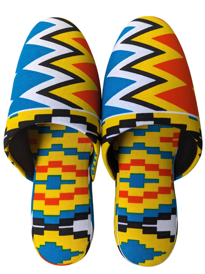 Medium | Print Mix Slippers 2023AW-M03 - Heiwa Slipper