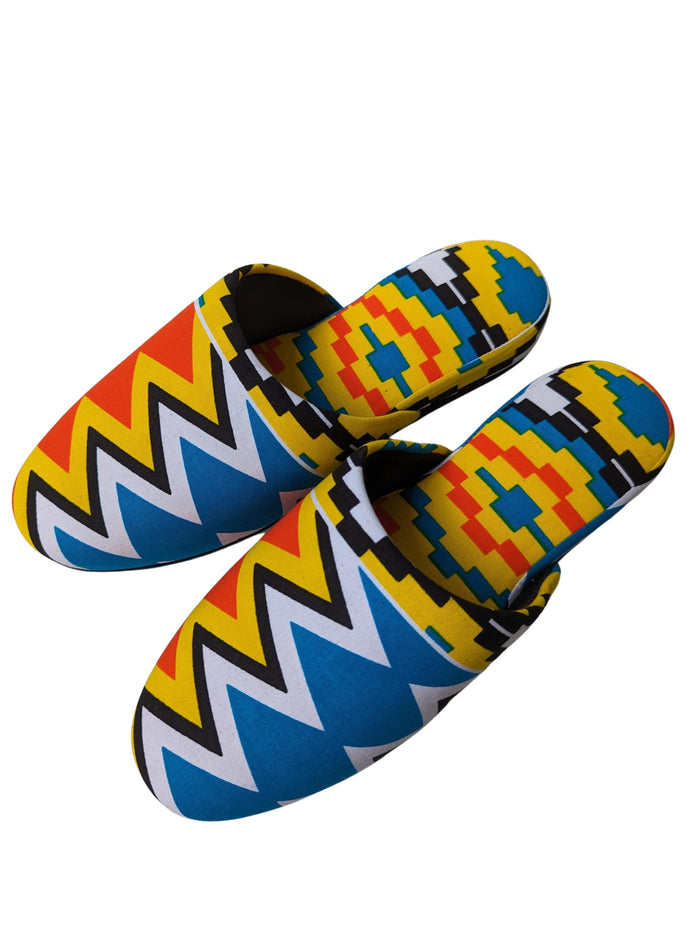 Medium | Print Mix Slippers 2023AW-M03 - Heiwa Slipper